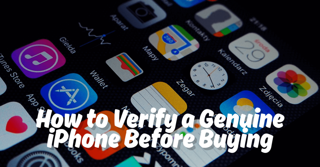 Genuine used iPhone.
