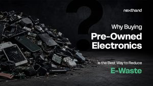 reduce e-waste with used electronics