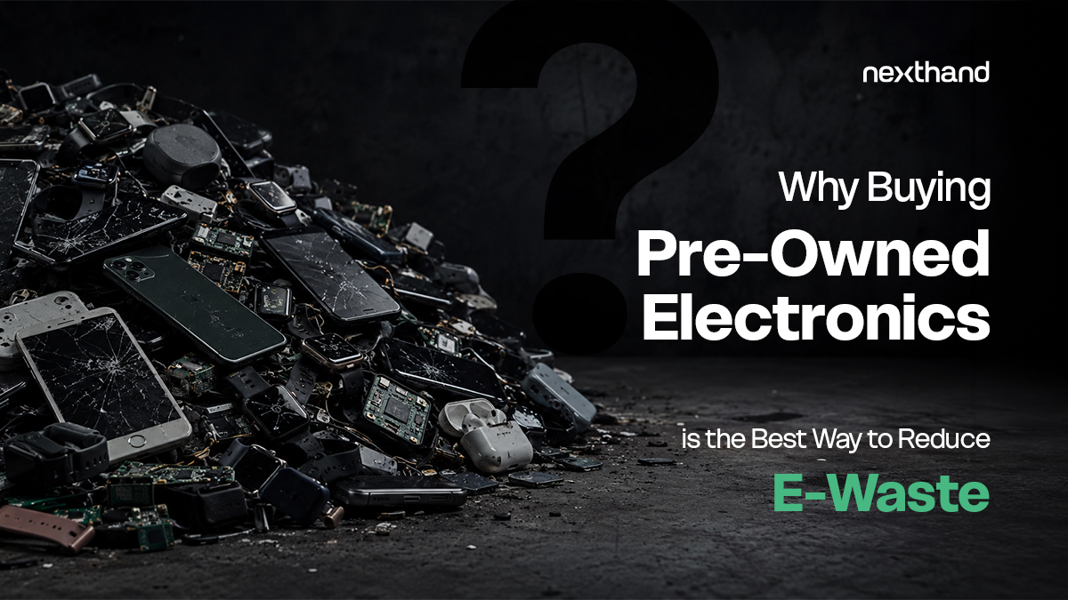 reduce e-waste with used electronics